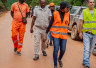Visite de chantier : axe Mimongo - Pont Offoué, la route avance